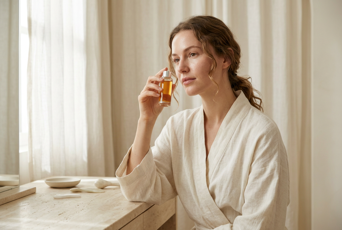 Bright skincare editorial hero