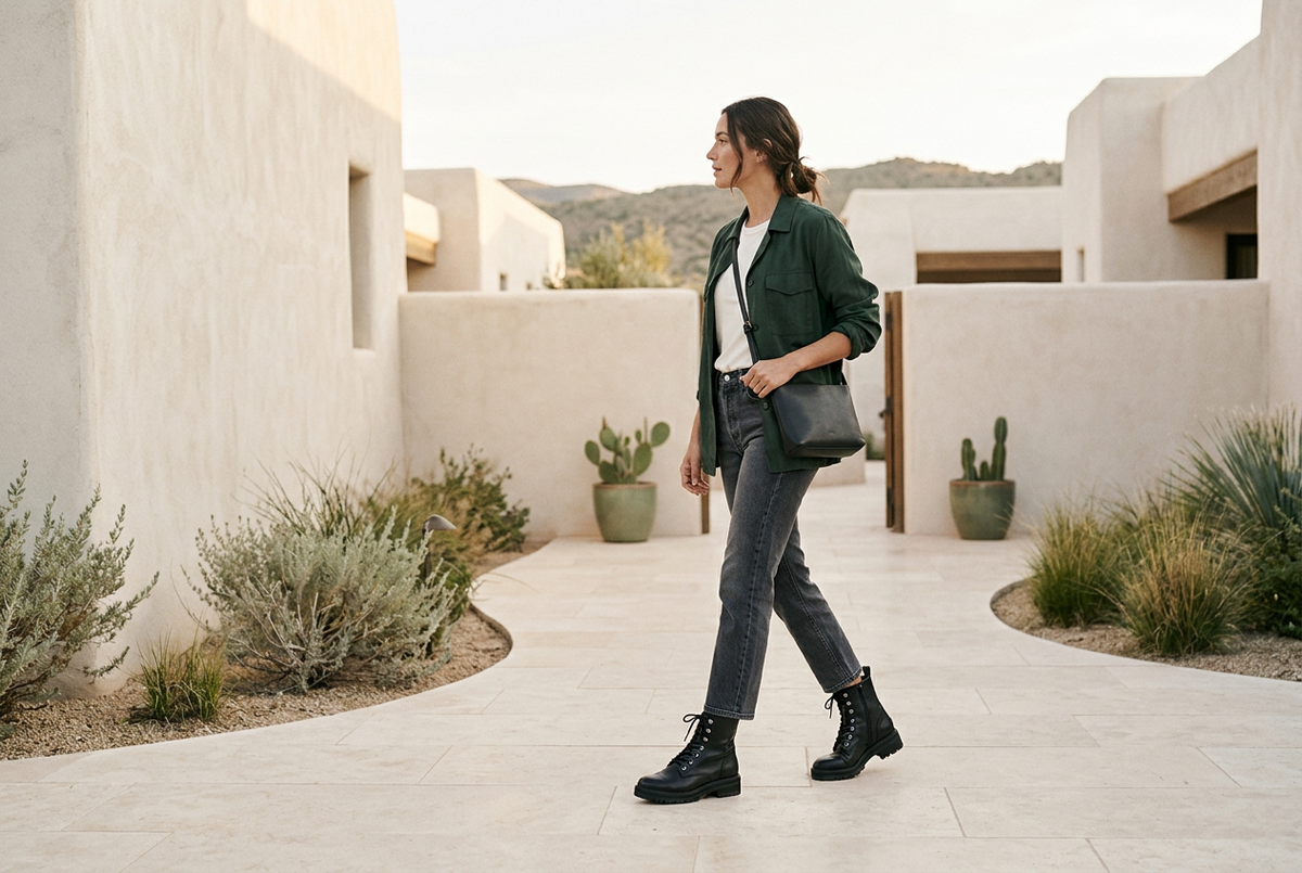 LACE-UP BOOTS