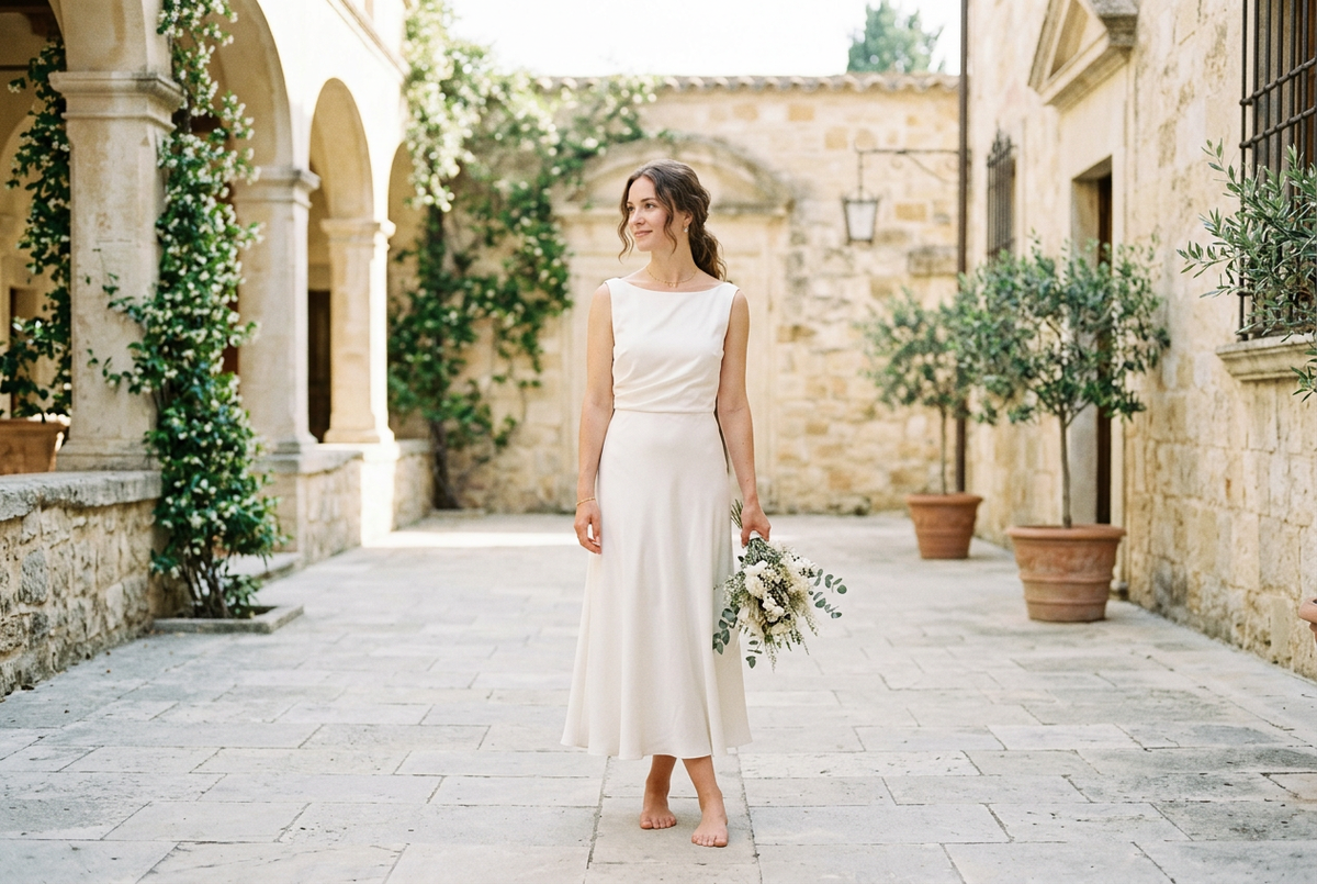 Minimalist bridal styling inspiration