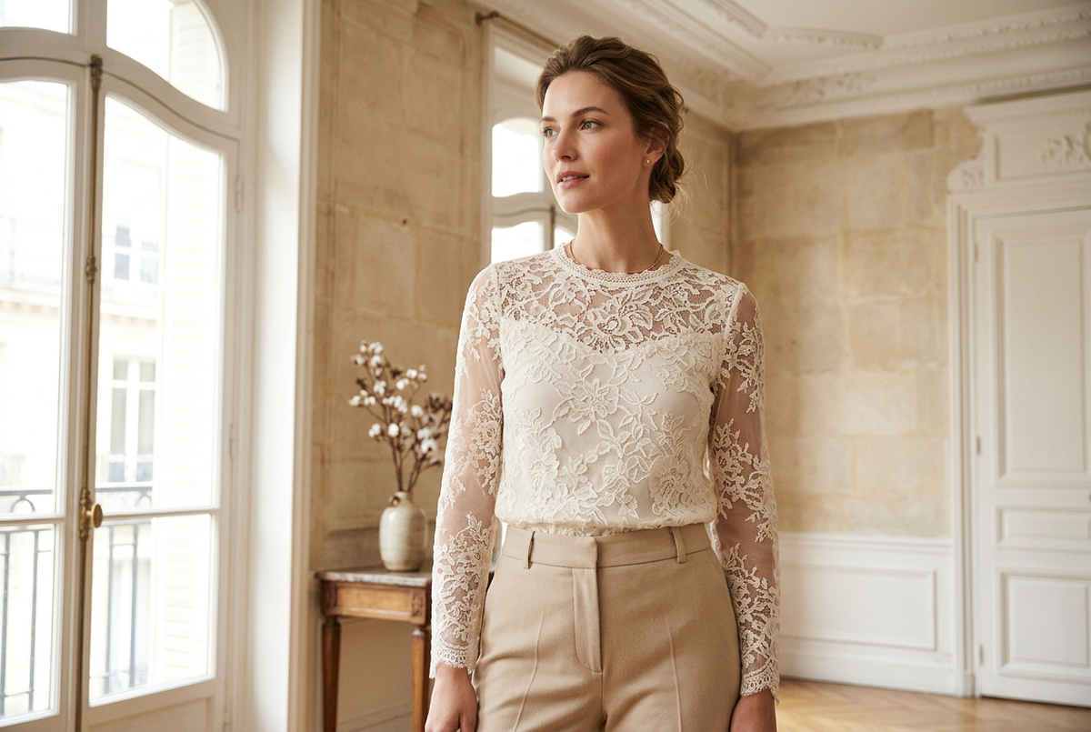 Lace Tops editorial hero