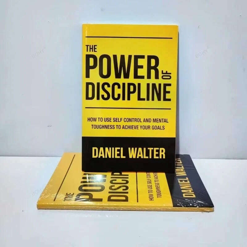 1 Book The Power of Discipline By Daniel Walter Motivational Self-Help English Book Paperback - KIMLUD