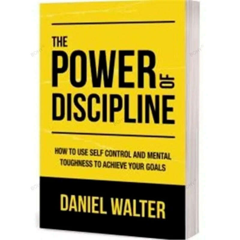 1 Book The Power of Discipline By Daniel Walter Motivational Self-Help English Book Paperback - KIMLUD