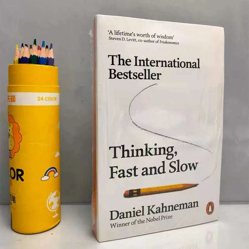 KIMLUD, 1 Book Thinking Fast and Slow By Daniel Kahneman A Lifetimes Worth of Wisdom Economic Management Books, KIMLUD Womens Clothes