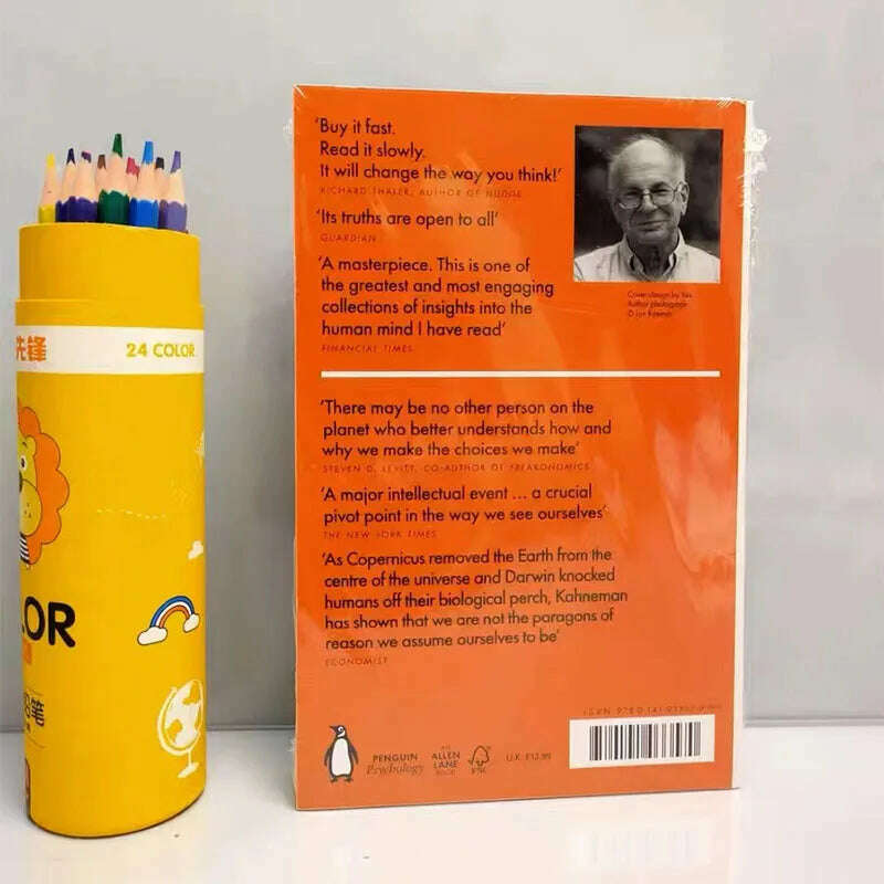 KIMLUD, 1 Book Thinking Fast and Slow By Daniel Kahneman A Lifetimes Worth of Wisdom Economic Management Books, KIMLUD Womens Clothes