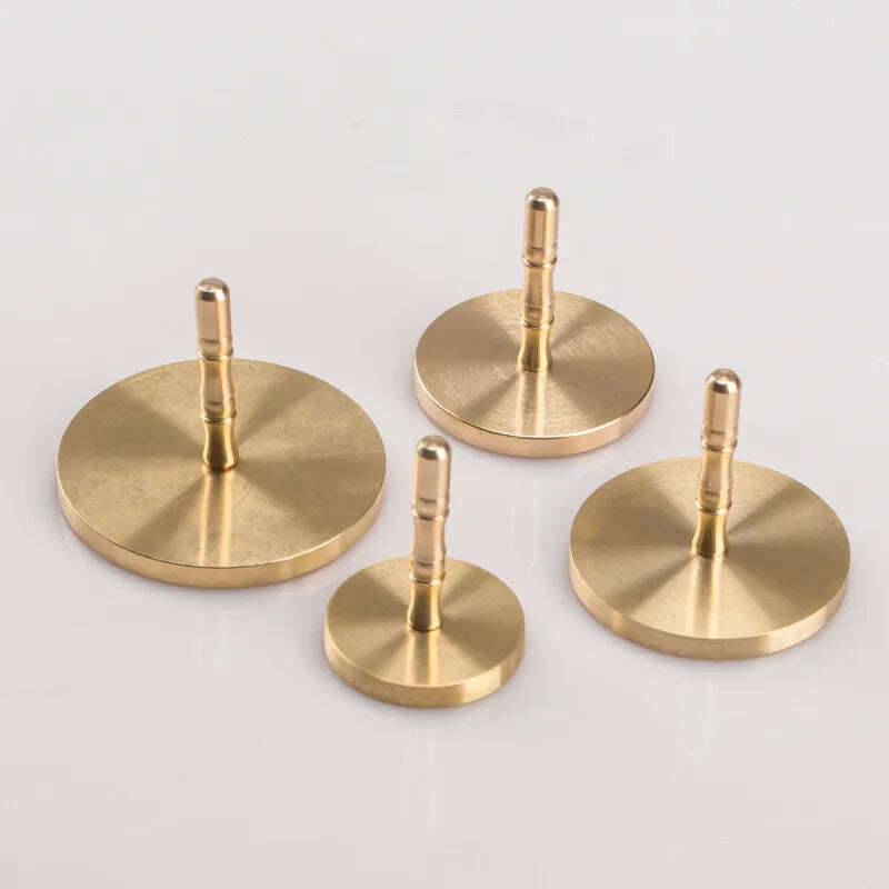 1 PCS DIY Pure Copper Tower Incense Moulds Incense Cones Making Molds Tower Incense Burner Tools Gifts Home Decoration - KIMLUD