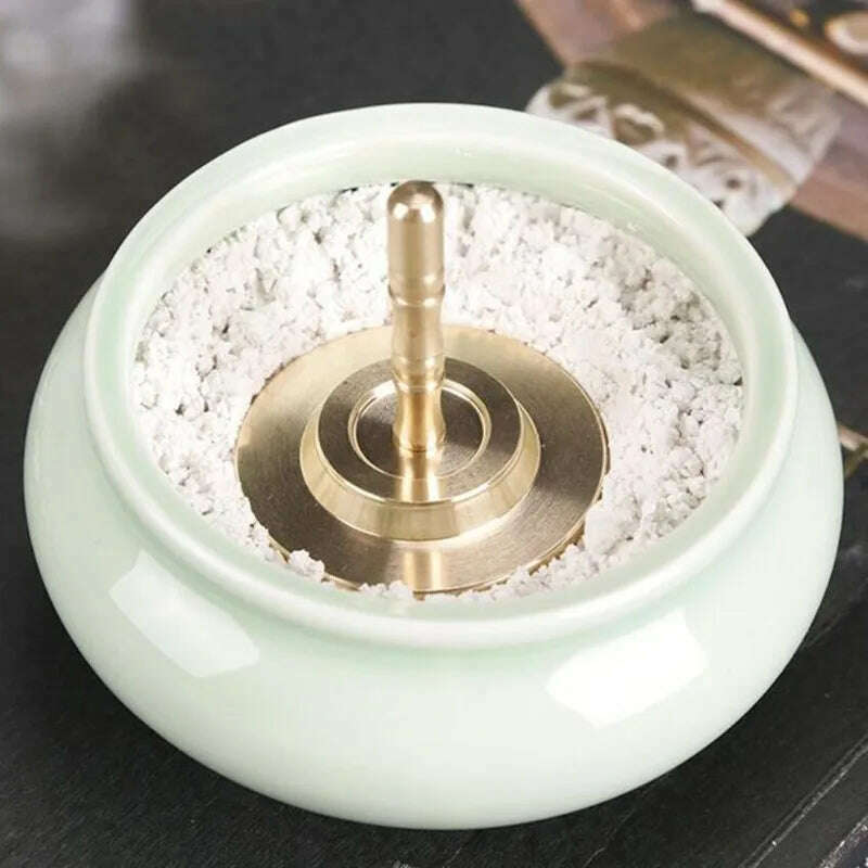 1 PCS DIY Pure Copper Tower Incense Moulds Incense Cones Making Molds Tower Incense Burner Tools Gifts Home Decoration - KIMLUD