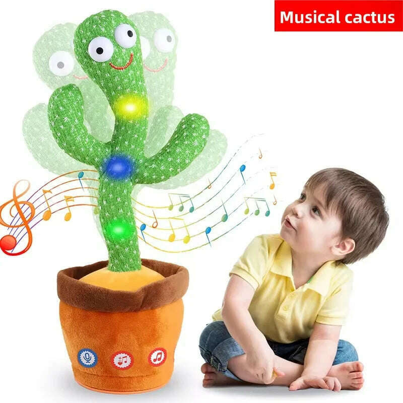 KIMLUD, 1 Piece -Talking And Dancing Cactus Toy For Baby Boys And Girls,Singing Imitation Recording,Gift That Can Talk To You Repeatedly, KIMLUD Womens Clothes