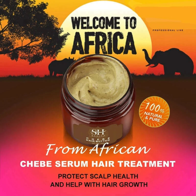 100% Chebe Set Fast Hair Growth Set Chebe Oil Traction Alopecia Anti Break Loss Chebe Powder Africa Chad Hair Loss Treatmen - KIMLUD