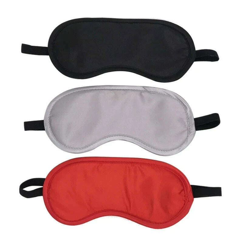 KIMLUD, 100 Pcs/Lot Gift Travel Sleeping Eye Mask Cover Black Shade Blindfold Eye Patch Night Eyeshade Eye Relax Massager Beauty Tools, KIMLUD Womens Clothes