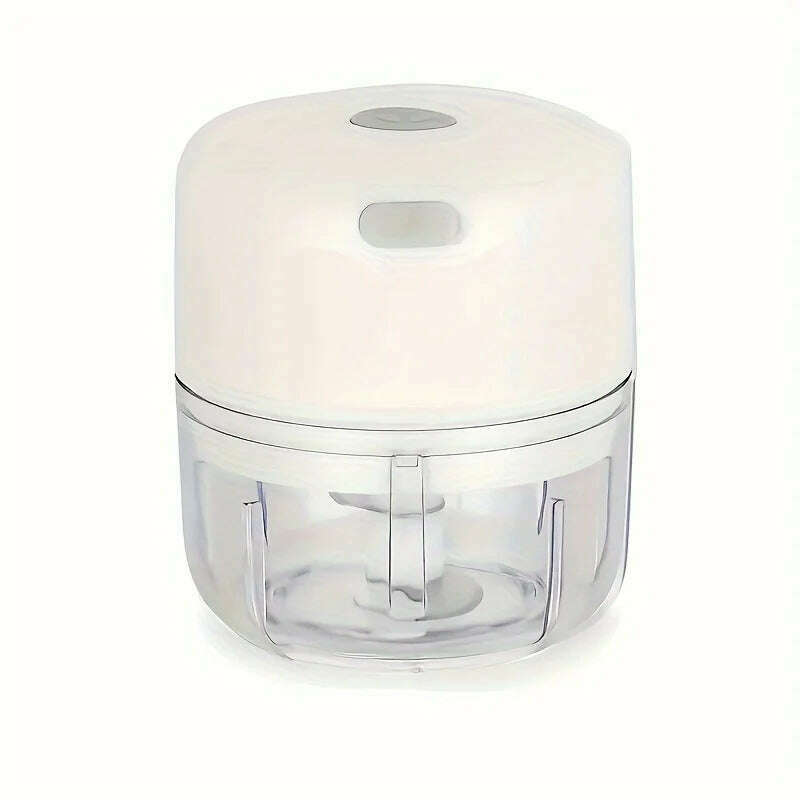100/250ml Wireless Electric Garlic Masher Vegetable Fruit Cutter Kitchen Gadgets for Home USB Portable Food Crusher Meat Grinder - KIMLUD