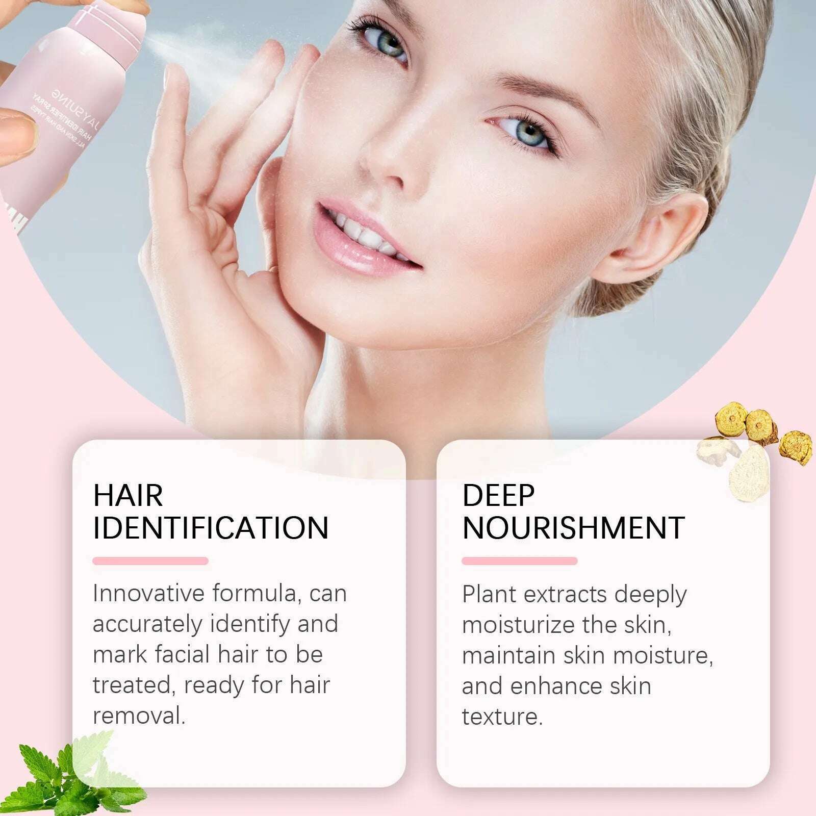 KIMLUD, 100ml Hair Identifier Spray For Face Dermaplaning to Show Facial Hair-Facial Hair Identifier Spray Face Hair Identifier Spray, KIMLUD Womens Clothes