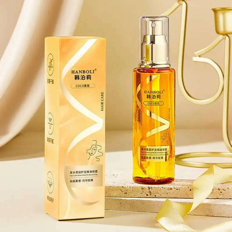 KIMLUD, 100ml Hair Oil Spray Harmless Hair Oil For Curly Hair Oil Sheen Spray For Moisturizing And Nourishing  Gift For Women, KIMLUD Women's Clothes