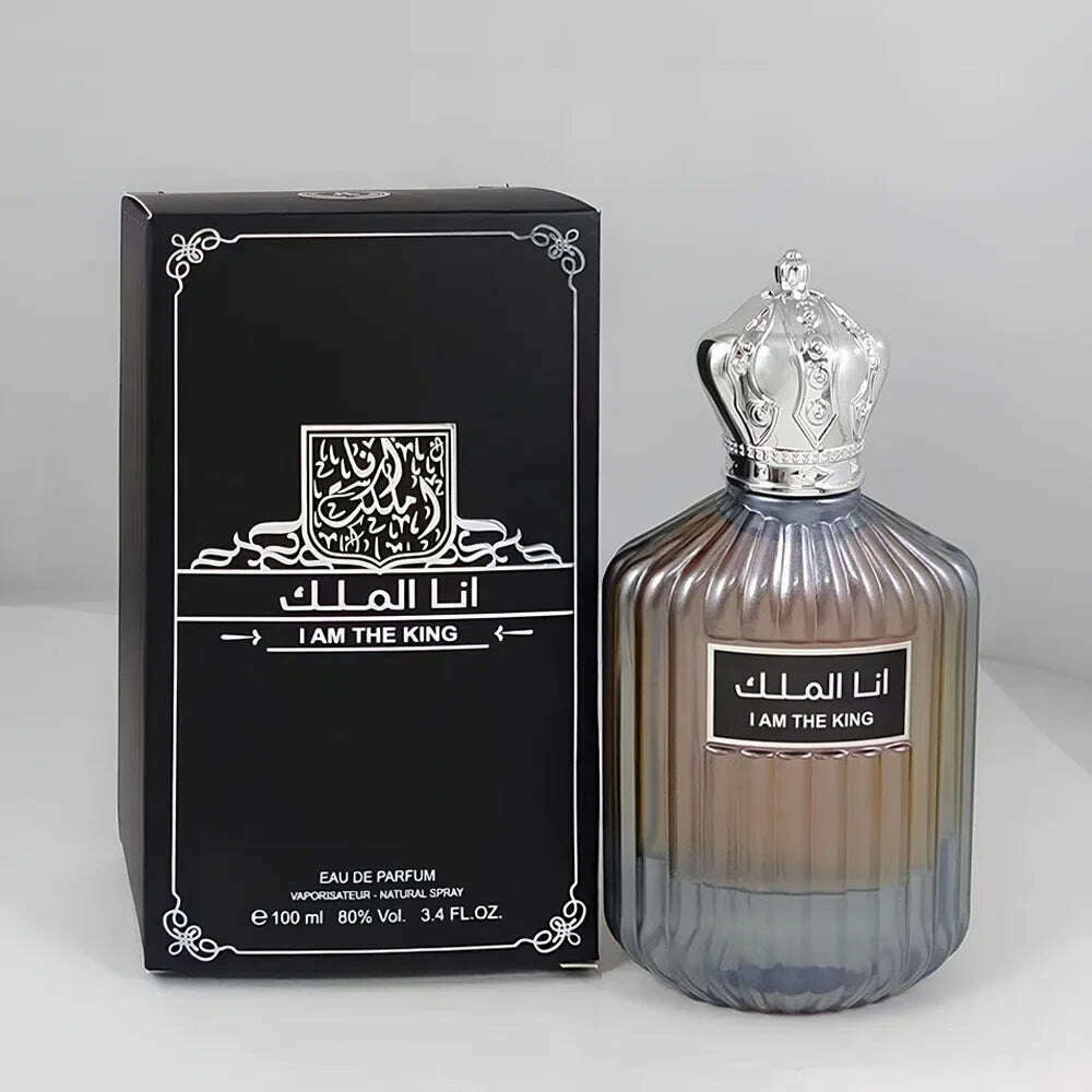 KIMLUD, 100ml High Quality Original Mens Perfume Dubai Prince Cologne Long Lasting Perfume Light Fragrance Fresh Desert Fragrance Arabia, 1pc 100ml Black, KIMLUD APPAREL - Womens Clothes