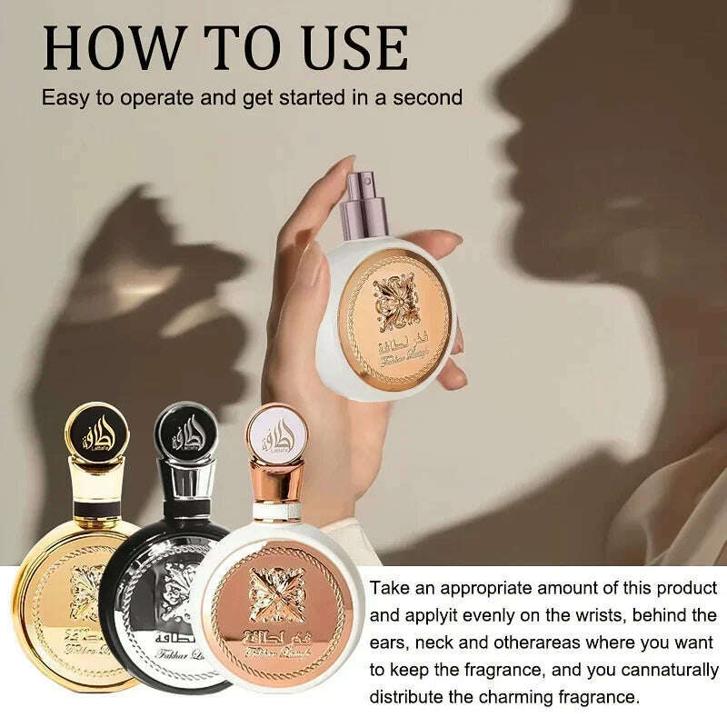 100ML Original Body Hair Fragrance Spray Premium Sense Arabic Perfume Dating Flirtation Lasting Eau Toilette Men Women Deodorant - KIMLUD