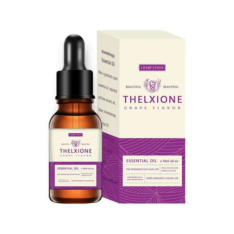 10ML Bergamot Clove Pure Essential Oil Sandalwood Patchouli Green Tea Diffused Aromatic Oil Fruity Cherry Mango Blueberry Aroma - KIMLUD