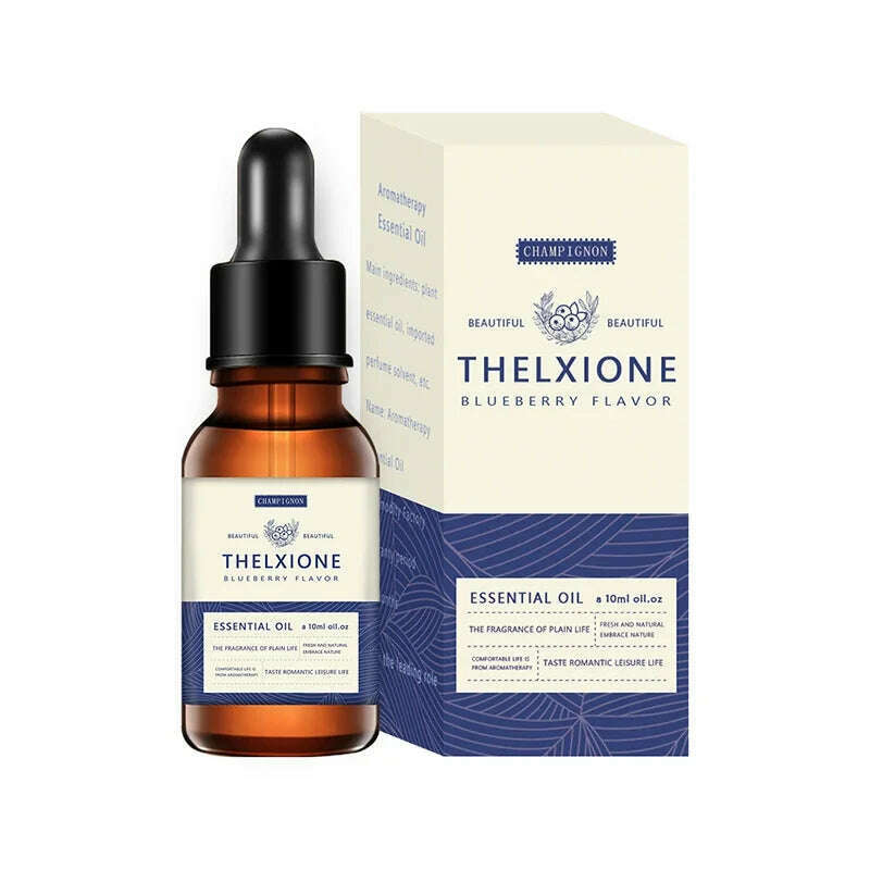 10ML Bergamot Clove Pure Essential Oil Sandalwood Patchouli Green Tea Diffused Aromatic Oil Fruity Cherry Mango Blueberry Aroma - KIMLUD