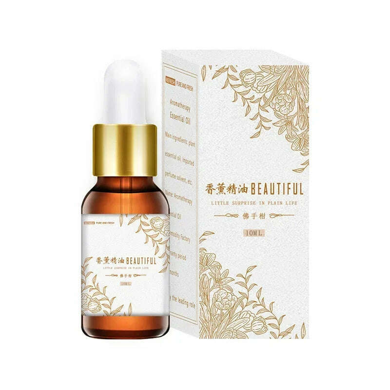10ML Bergamot Clove Pure Essential Oil Sandalwood Patchouli Green Tea Diffused Aromatic Oil Fruity Cherry Mango Blueberry Aroma - KIMLUD