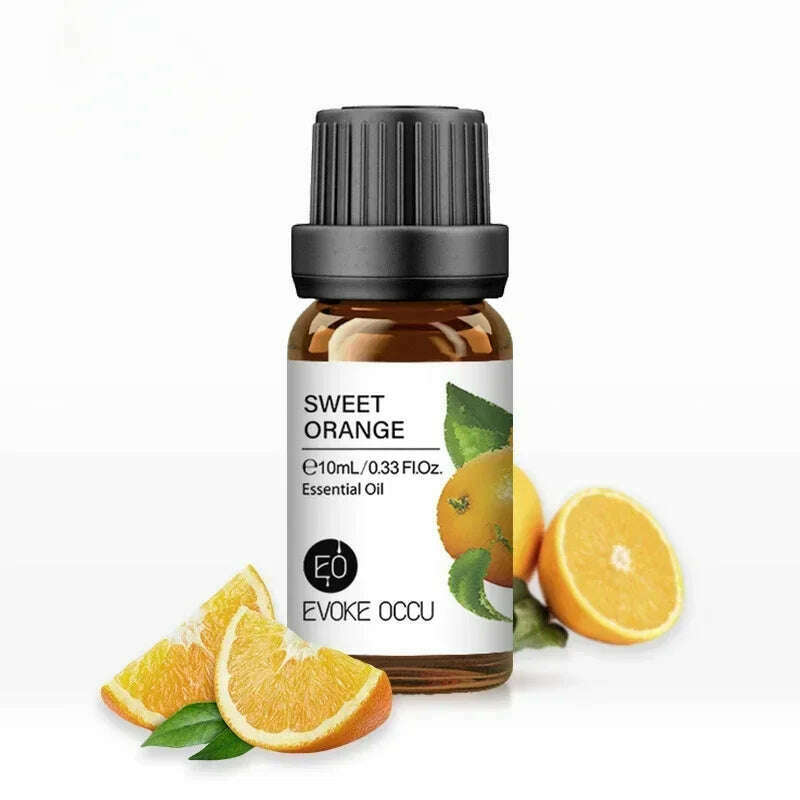 10ML Essential Oils for Diffuser Humidifier Aroma Oil Vanilla Eucalyptus Jasmine Rose Lavender Rosemary Peppermint Tea Tree - KIMLUD