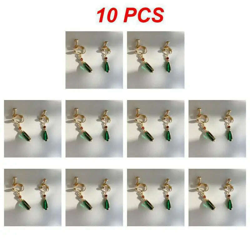 KIMLUD, 1~10PCS New Anime Howl's Moving Castle Ear Studs Howl Costume Earrings Cosplay Jewelry Accessories Gift For Women, KIMLUD Womens Clothes