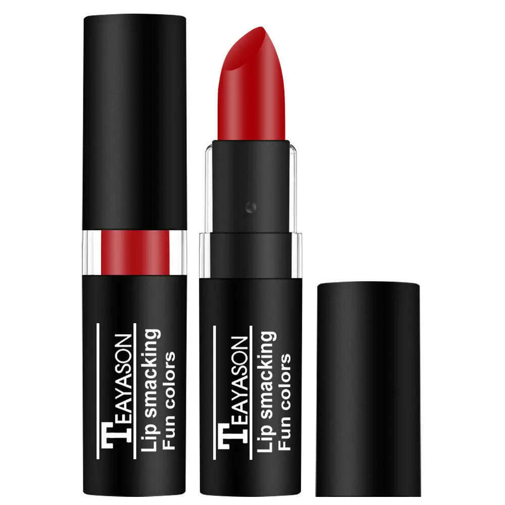 KIMLUD, 12 Color Sexy Red Matte Lipstick Nude Velvet Lip White Black Green Waterproof Long-Lasting Lip Stick Makeup Creative Lips Makeup, KIMLUD Women's Clothes