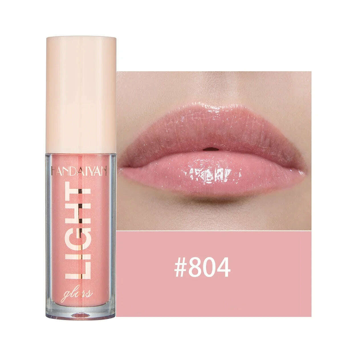 KIMLUD, 12 Colors Lip Gloss Moisturizing Mirror Shimmer Pearly Liquid Lipstick Tint Waterproof Long Lasting Lip Glaze Sexy Lips Makeup, 804, KIMLUD Women's Clothes