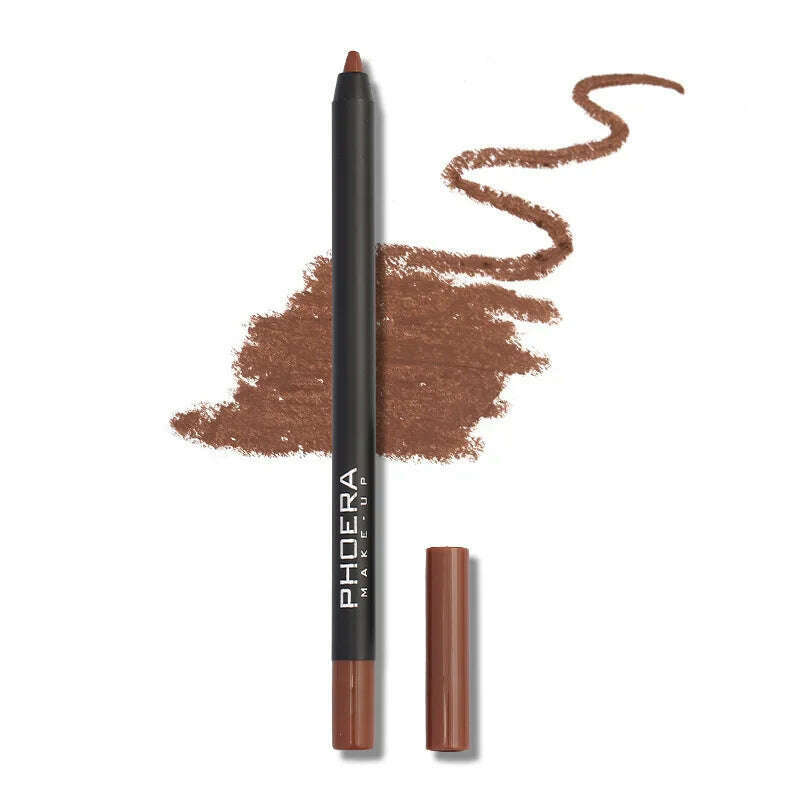 KIMLUD, 12 Colors Matte Brown Lip Liner Waterproof Long Lasting Moisturizing Sexy Lip Pencil Women Natural Lipstick Makeup Lip Cosmetics, 04, KIMLUD Women's Clothes