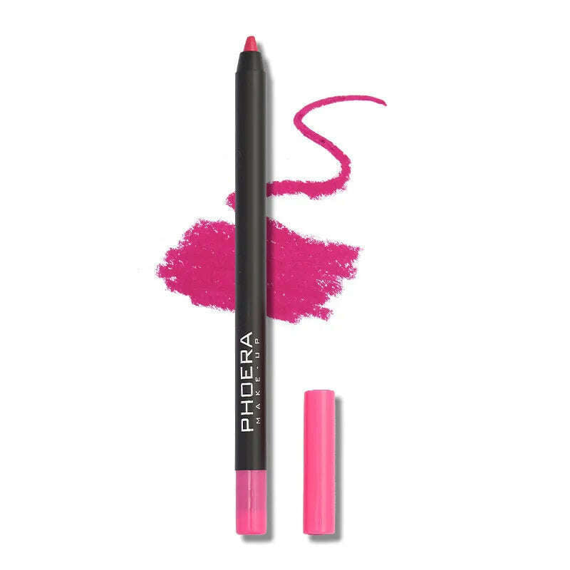 KIMLUD, 12 Colors Matte Brown Lip Liner Waterproof Long Lasting Moisturizing Sexy Lip Pencil Women Natural Lipstick Makeup Lip Cosmetics, 08, KIMLUD APPAREL - Womens Clothes