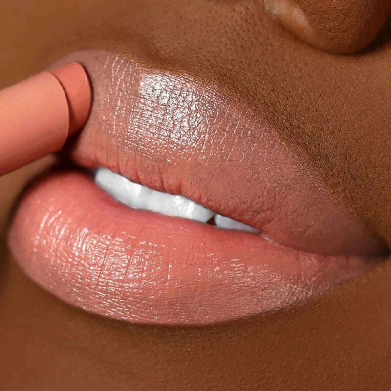 KIMLUD, 12 Colors Matte Lipstick Waterproof Long Lasting Nude Pink Velvet Lipsticks Non Stick Nude Series Lip Tint Cosmetic Makeup, KIMLUD Womens Clothes