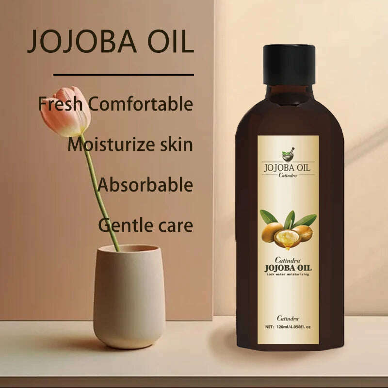 120ml Jojoba Oil2 Firm Skin Moisturizing Body Effectively Massage SPA Smooth Body Care Natural Organic Plant Oil - KIMLUD