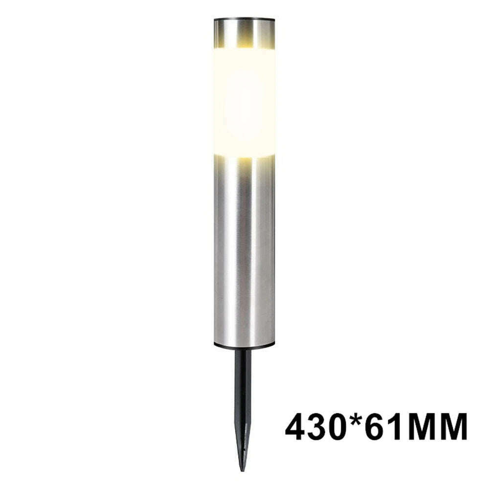 1/2/4 Pack Solar Garden Pathway Lights Outdoor LED Lighting Ground Plug Bollard Light for Patio, Gardens, Pathways,Lawn,Yard - KIMLUD