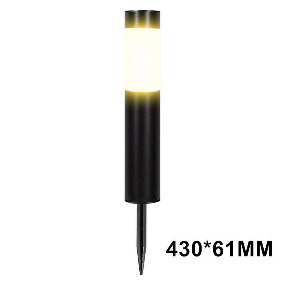1/2/4 Pack Solar Garden Pathway Lights Outdoor LED Lighting Ground Plug Bollard Light for Patio, Gardens, Pathways,Lawn,Yard - KIMLUD