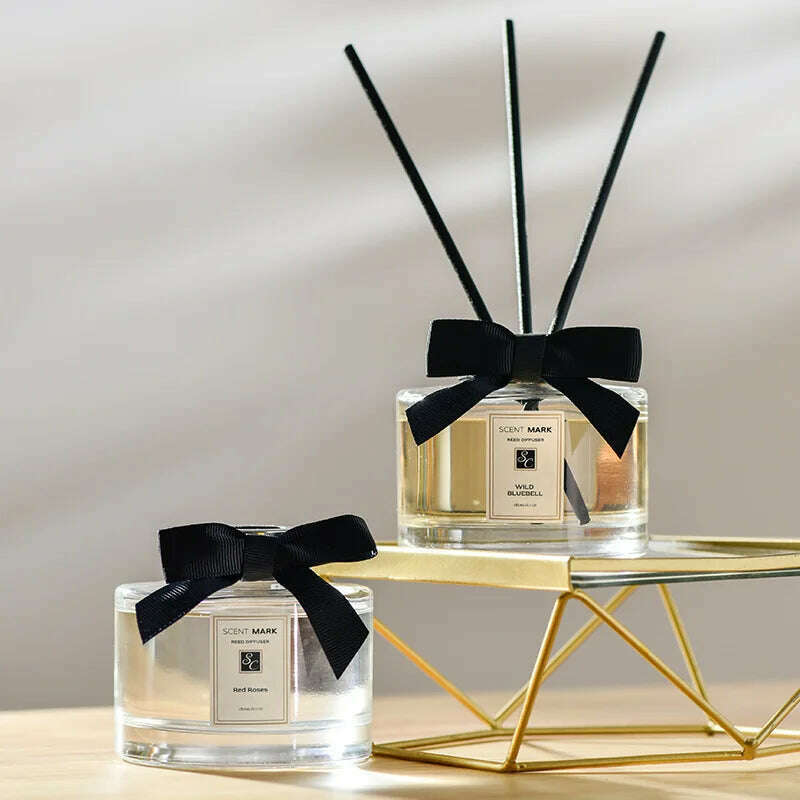 180ml Aromatherapy Essential Oil Rattan Aromatherapy Bedroom Toilet Deodorant Household Decoration Gift Diffuser Air Freshener - KIMLUD