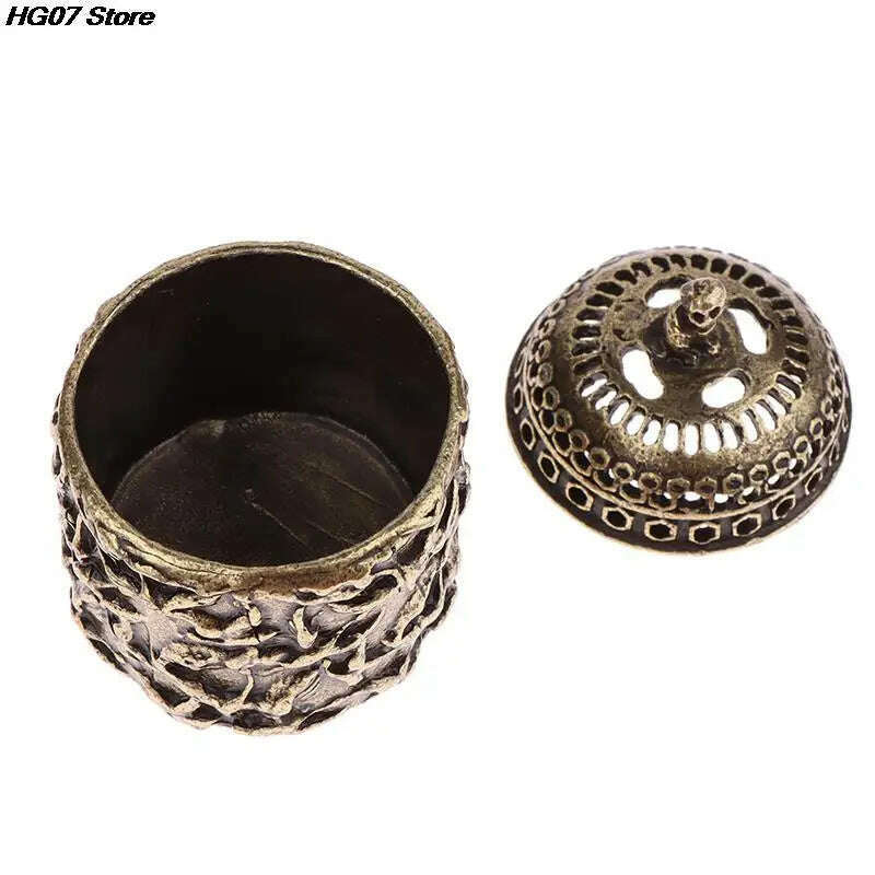 1PC Red-crowned Crane Incense Burner Buddhism Incense Stick Holder Mini Sandalwood Censer Craft Home Decor Ornament - KIMLUD