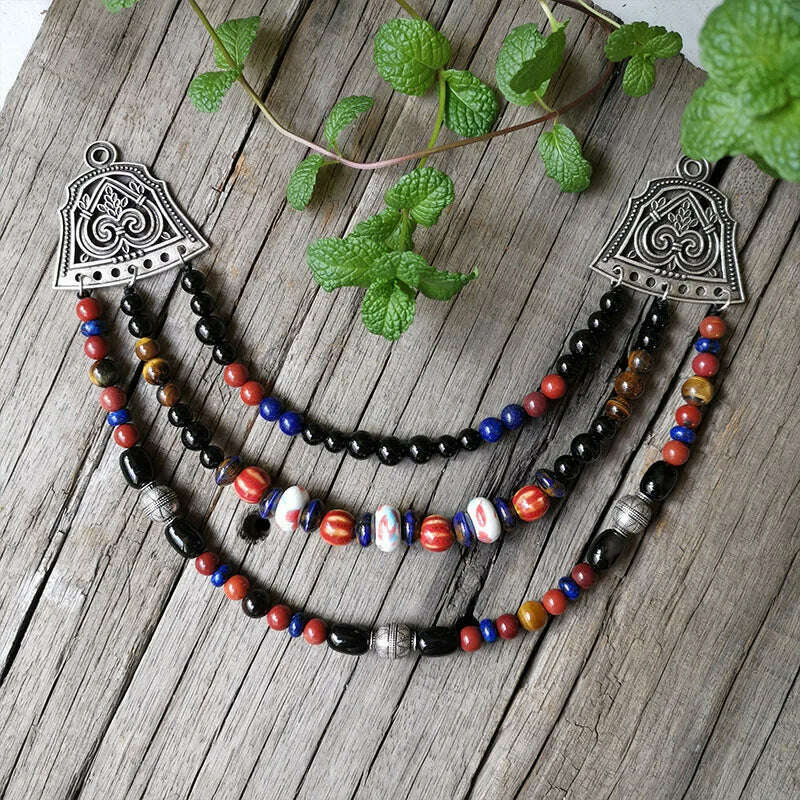 1pcs Dropshipping Slavic Jewelry Makeing For Charms Women Pendant, Ethnic Style Viking Brooch Buckle Lunula Jewelry For Cool Men - KIMLUD