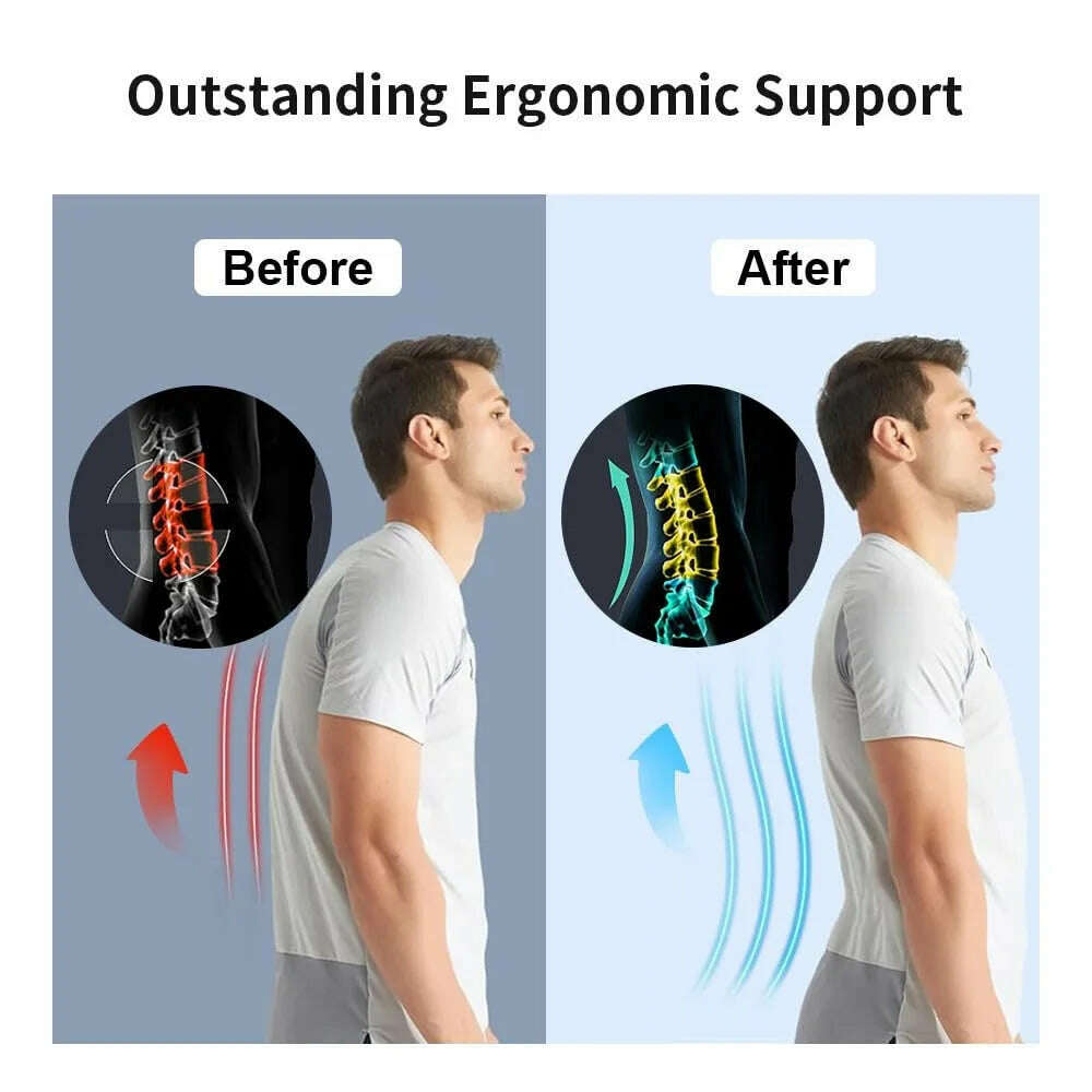 KIMLUD, 1PCS Lower Back Brace Support, Lumbar Support - Herniated Disc, Sciatica - Adjustable, with 6 Aluminum Support - Men and Women, KIMLUD Womens Clothes