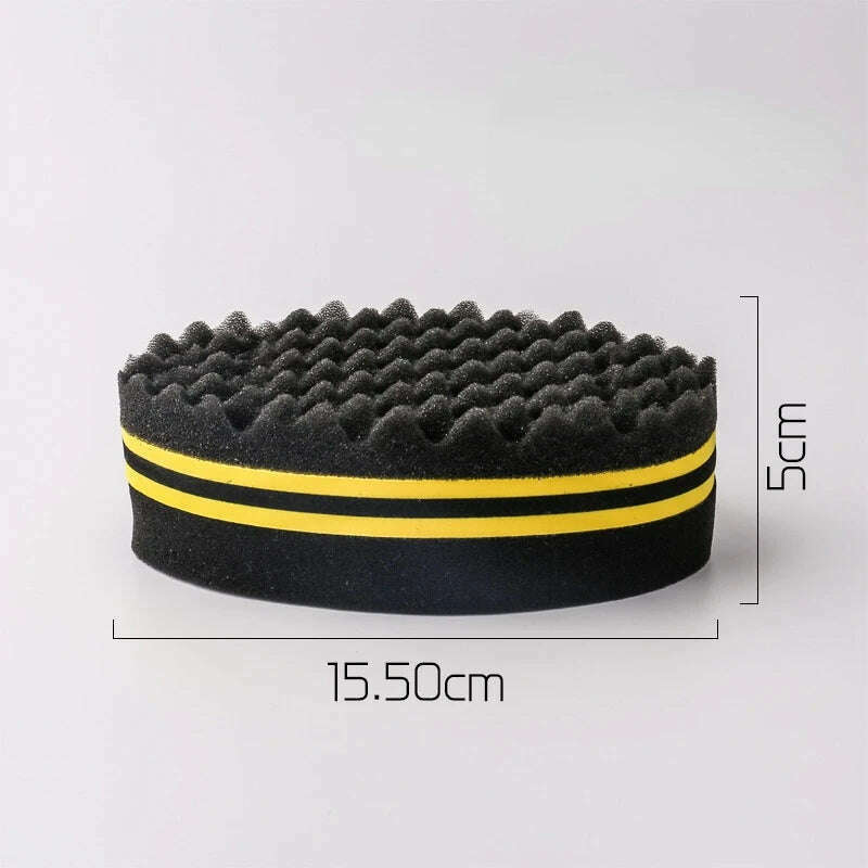 KIMLUD, 1Pcs Oval Double Sided Magic Twist Hair Brush Sponge Wave Hair Twist Braiders Dreads Twisting Locks Dreadlocks Curl Brush Tool, KIMLUD Womens Clothes