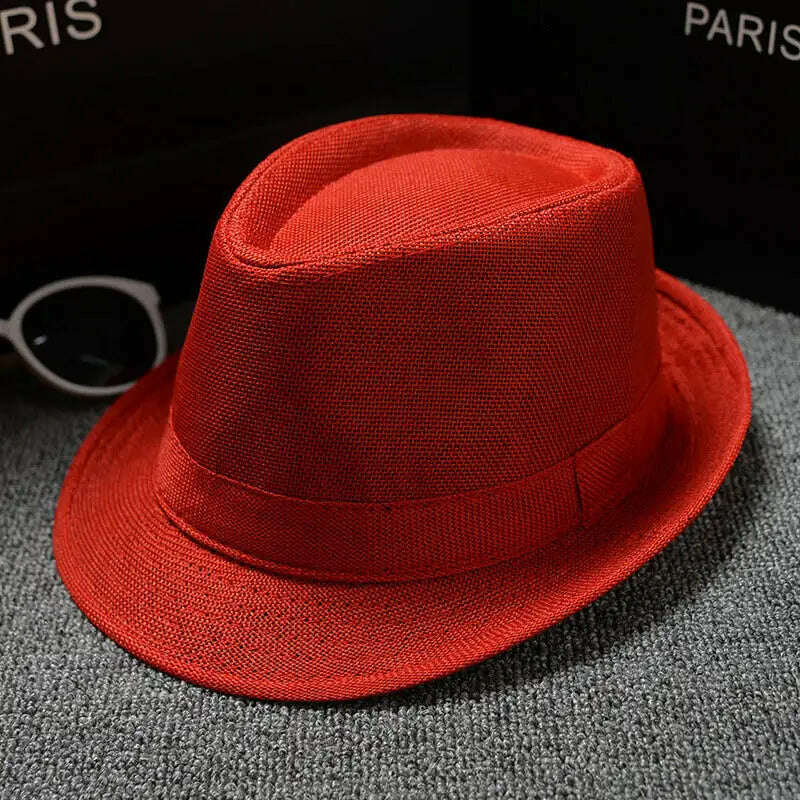 KIMLUD, 2018 England Retro Men's Fedoras Top Jazz Plaid Hat Spring Summer Autumn Bowler Hats Cap Classic Version chapeau Hats, 7, KIMLUD Womens Clothes