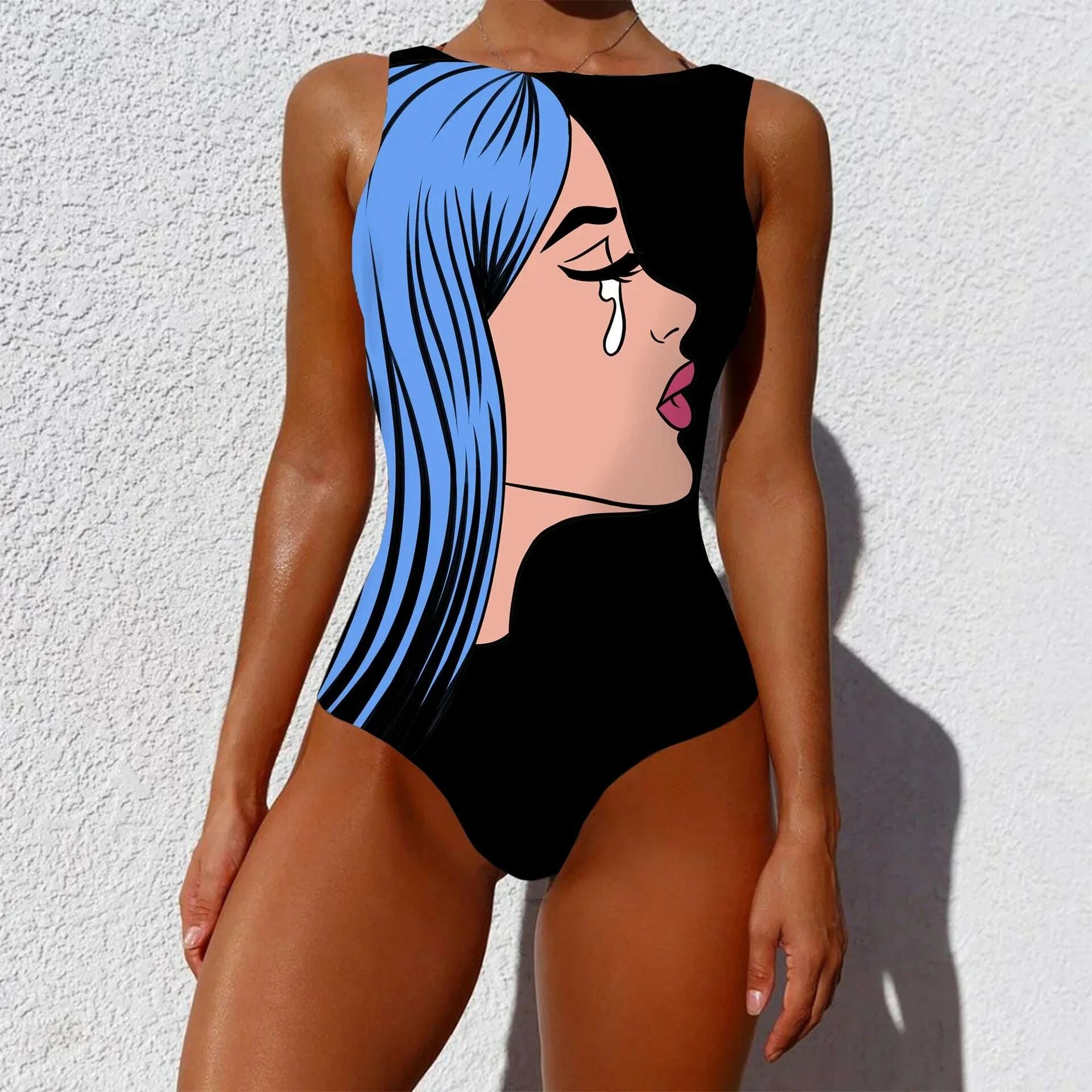 2021 One Piece Swimsuit Women Swimwear Monokini Long Sleeve Printed Floral Female Bathing Suit Surfing Bodysuit Swim Wear Beach