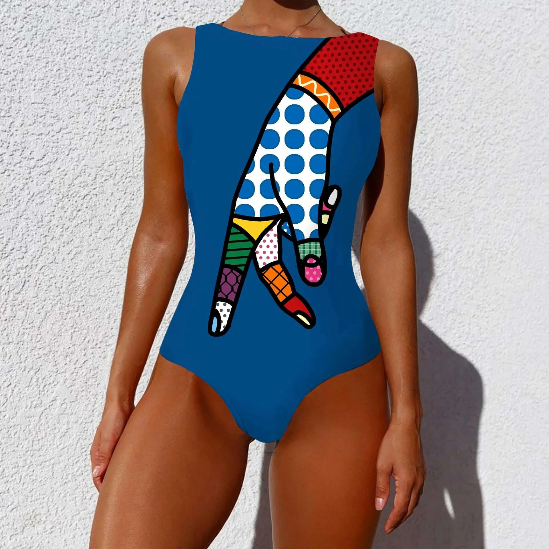 2021 One Piece Swimsuit Women Swimwear Monokini Long Sleeve Printed Floral Female Bathing Suit Surfing Bodysuit Swim Wear Beach