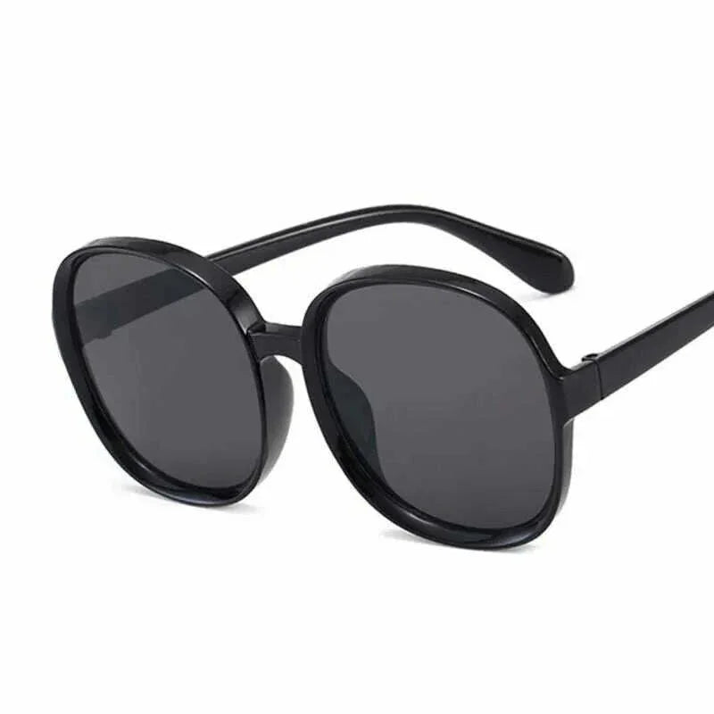 KIMLUD, 2021 Plastic Classic Vintage Woman Sunglasses Oversized Round Frame Female Glasses Big Shades Oculos, KIMLUD Womens Clothes