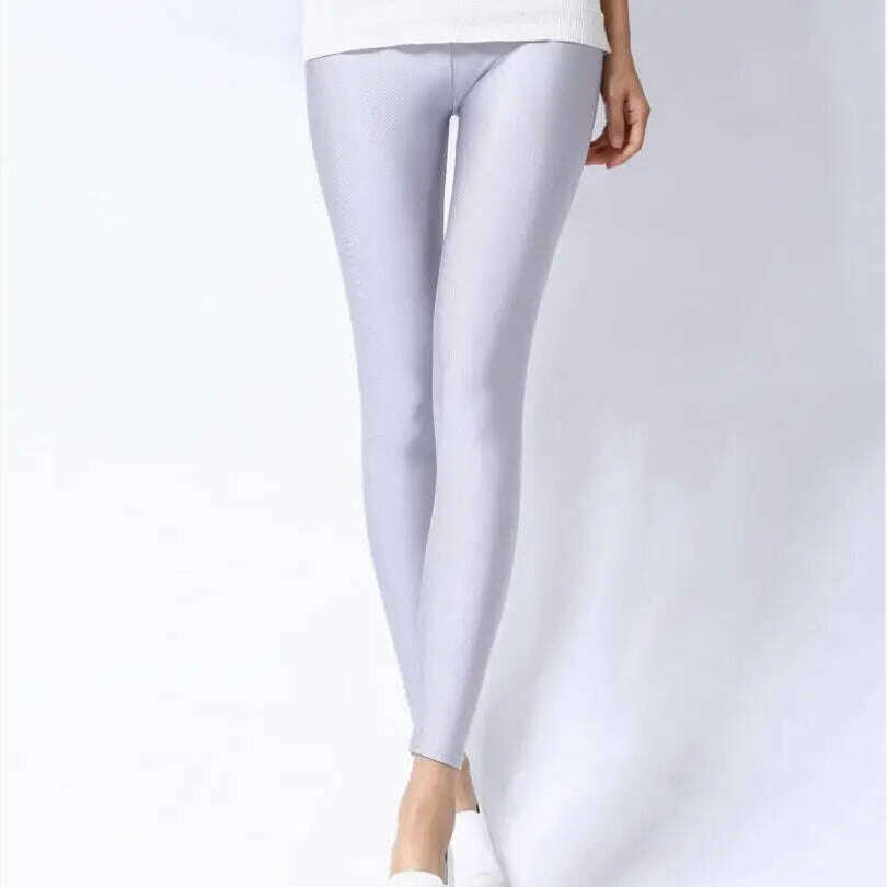 KIMLUD, 2022 New Spring Autume Solid Candy Neon Leggings for Women High Stretched Female Sexy Legging Pants Girl Clothing Leggins, KIMLUD Womens ClothesKIMLUD, 2022 New Spring Autume Solid Candy Neon Leggings for Women High Stretched Female Sexy Legging Pants Girl Clothing Leggins, light grey / S, KIMLUD APPAREL - Womens Clothes