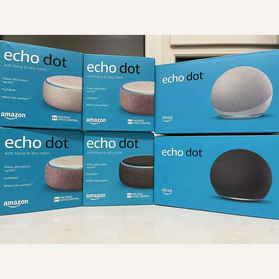 KIMLUD, 2023 best seller E cho Dot 5gen Smart Speaker bundle A lexa Voice google Assistant wireless Clock outdoor portable 4th 5th, KIMLUD Womens Clothes