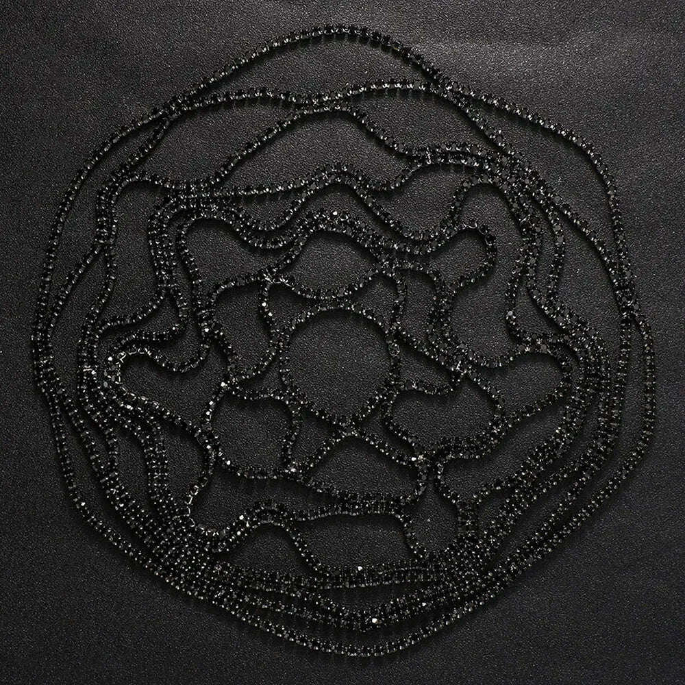 KIMLUD, 2023 Hollow Rhinestone Mesh Headpiece Wedding Head Chain Jewelry for Women Luxury Crystal Headband Head Cap Hat Hair Accessories, Black Gun Plated, KIMLUD APPAREL - Womens Clothes