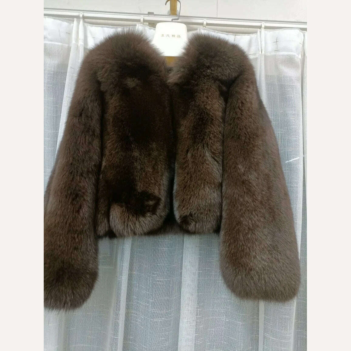 KIMLUD, 2023 Luxury Lady Winter Full Pelt Real Fox Fur Jacket Thick Warm Natural Fur Coat Women Outerwear Fashion Jacket, 5 / S bust 90cm, KIMLUD Womens Clothes