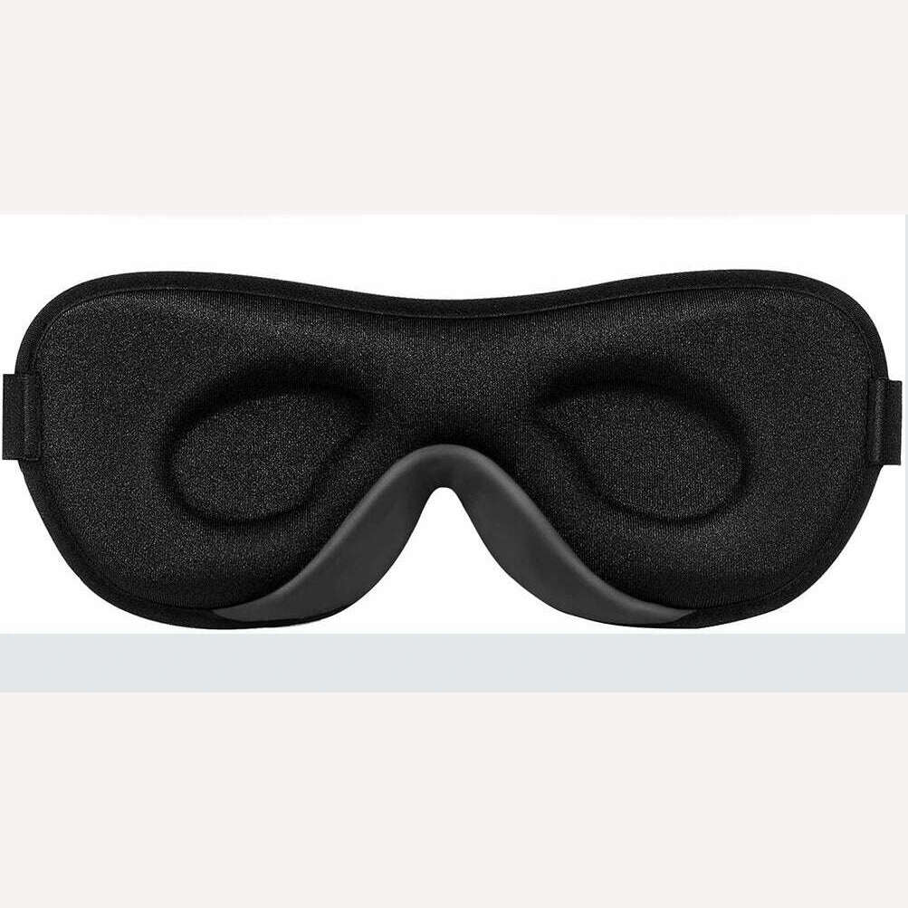 KIMLUD, 2023 Luxury Slim Eye Mask for Sleeping Blackout Sleep Mask for Women Men, Night Sleeping Mask for Side Sleepers, Black, KIMLUD Womens Clothes