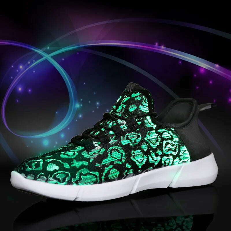 KIMLUD, 2023 New Luminous Sneakers Glowing Light Up Shoes for men women shoes White LED Sneakers Flashing Shoes with Light for Adult, KIMLUD Womens Clothes