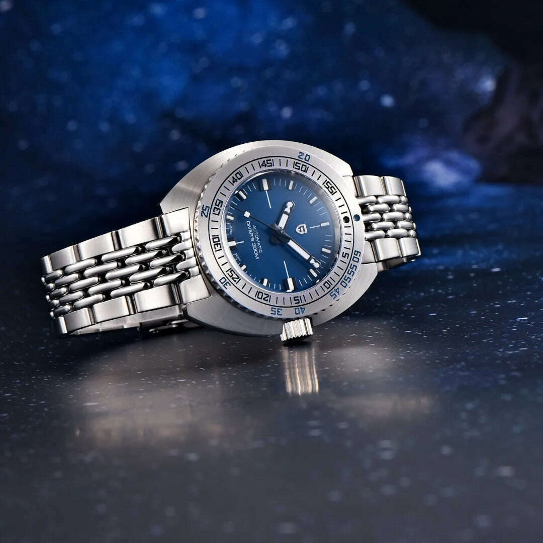 2023 New PAGANI DESIGN Men's Divers Automatic Mechanical Watches NH38 Sapphire Stainless Steel 300m Waterproof AR Watch for Men - KIMLUD