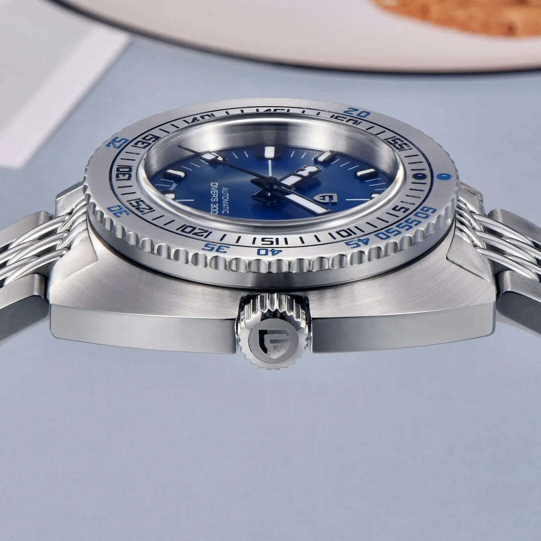 2023 New PAGANI DESIGN Men's Divers Automatic Mechanical Watches NH38 Sapphire Stainless Steel 300m Waterproof AR Watch for Men - KIMLUD