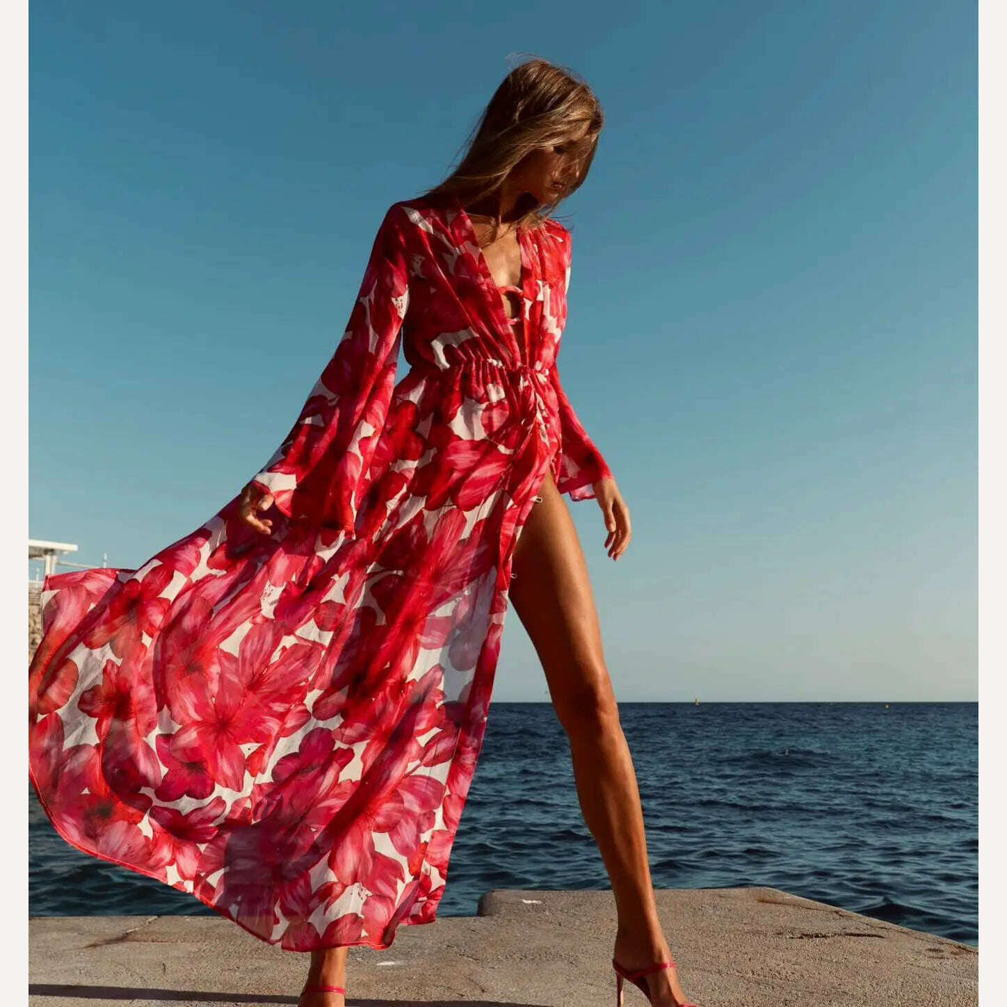 2023 Summer New Fashion Women Dresses Elegant Party Female Evening Dress Sexy Women's Clothing Chic Robes - KIMLUD