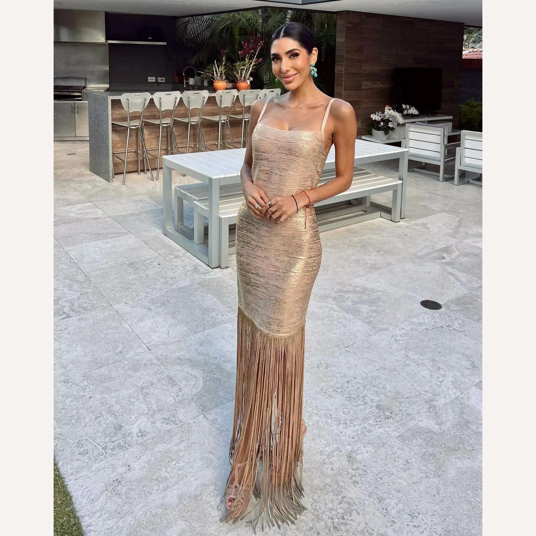 2023 Summer New Fashion Women Dresses Elegant Party Female Evening Dress Sexy Women's Clothing Chic Robes - KIMLUD